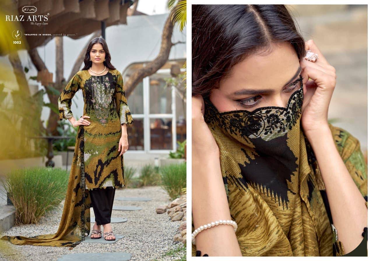 BIN SAEED BY RIAZ ARTS 1001 TO 1006 Series Beautiful Festive Suits Stylish Fancy Colorful Casual Wear & Ethnic Wear Cotton Cambric Lawn Print Dresses At Wholesale Price